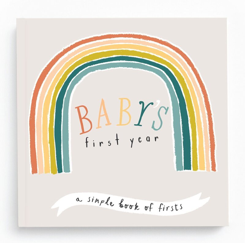 Little Rainbow Memory Baby Book - HoneyBug 
