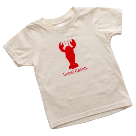 Lobster Kids T-Shirt  Local Catch - HoneyBug 