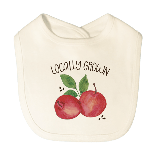 graphic bib | locally grown