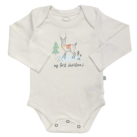 graphic bodysuit | christmas deer (long sleeve) - HoneyBug 