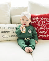 Lounge Set | Smiley Green - HoneyBug 