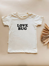 Love Bug Organic Kids Graphic T-Shirt Short Sleeve - HoneyBug 