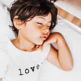 Loved. Organic Cotton Kids Tshirt Short Sleeve - HoneyBug 