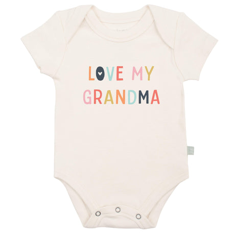 graphic bodysuit | love grandma - HoneyBug 