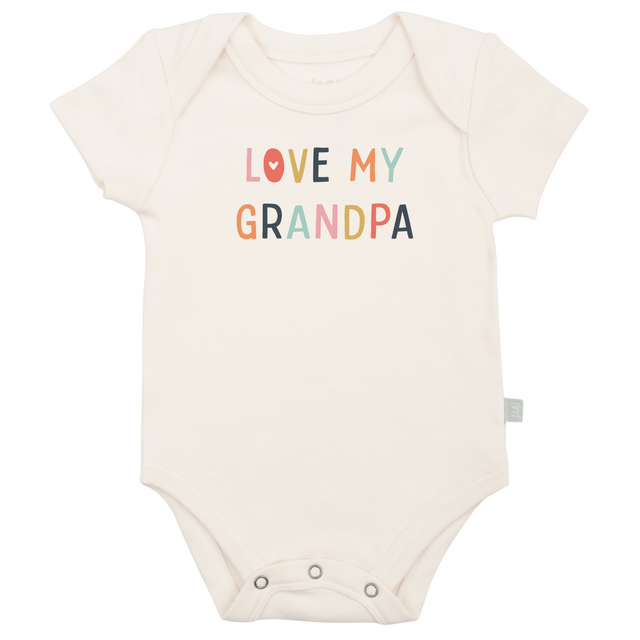 graphic bodysuit | love grandpa - HoneyBug 