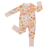 Bamboo Zip Romper |  Sweet Blossom