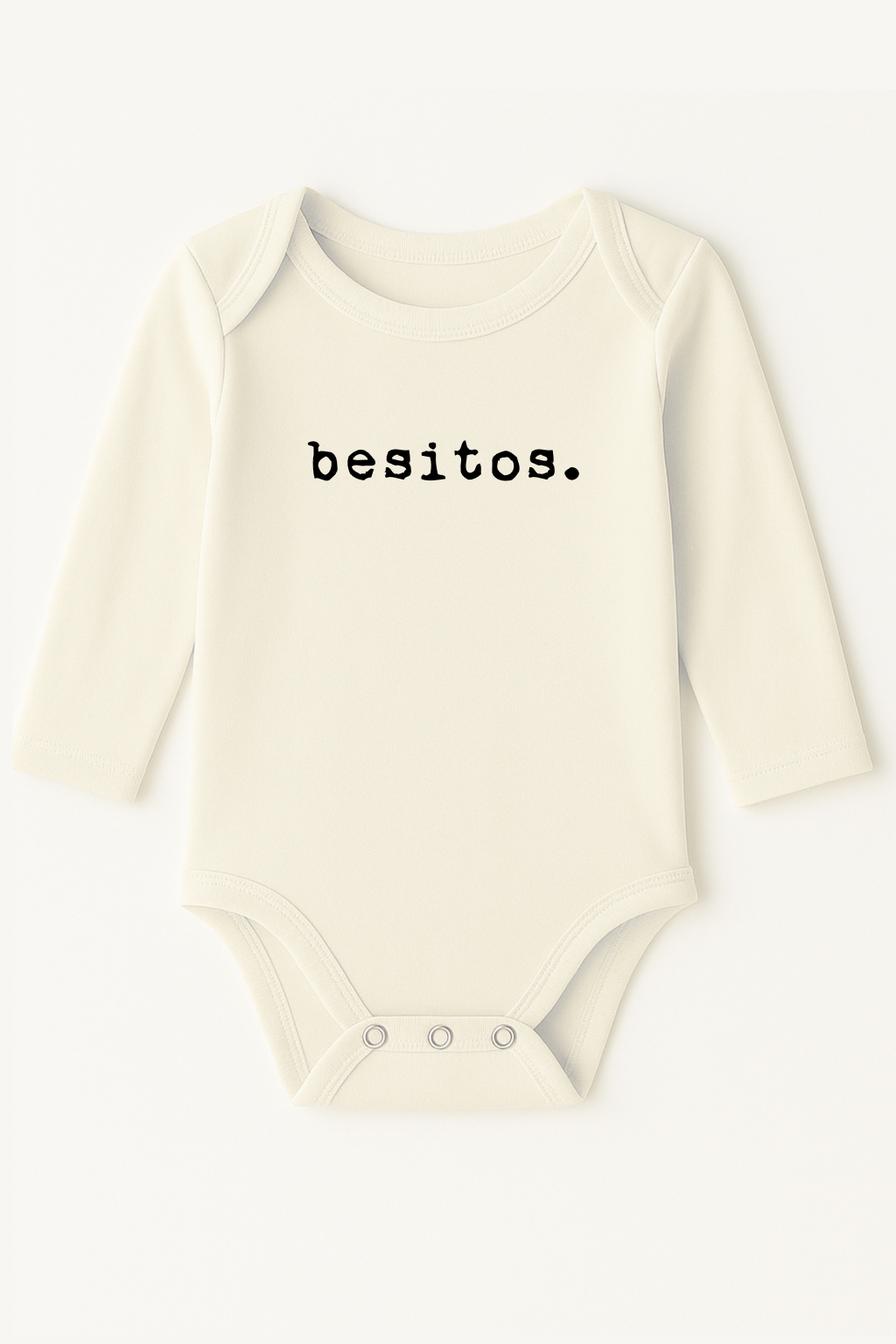 Besitos Organic Cotton Baby Bodysuit Long Sleeve - HoneyBug 