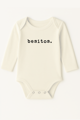 Besitos Organic Cotton Baby Bodysuit Long Sleeve - HoneyBug 