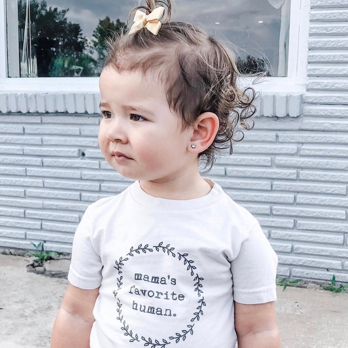 Mamas Favorite Human Organic Cotton Kids Tee Short Sleeve - HoneyBug 