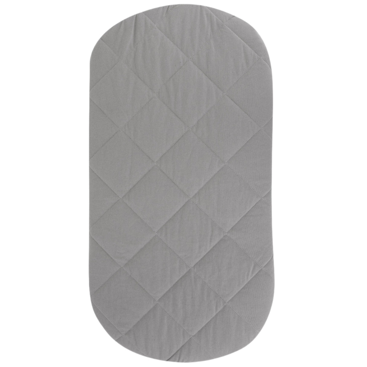 Quilted Waterproof Bassinet Sheet with Heat Protection - Grey - HoneyBug 