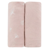 Bassinet Sheet Set - Pink Ginko