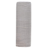 Cotton Muslin Swaddle Blanket - Silver Grey - HoneyBug 