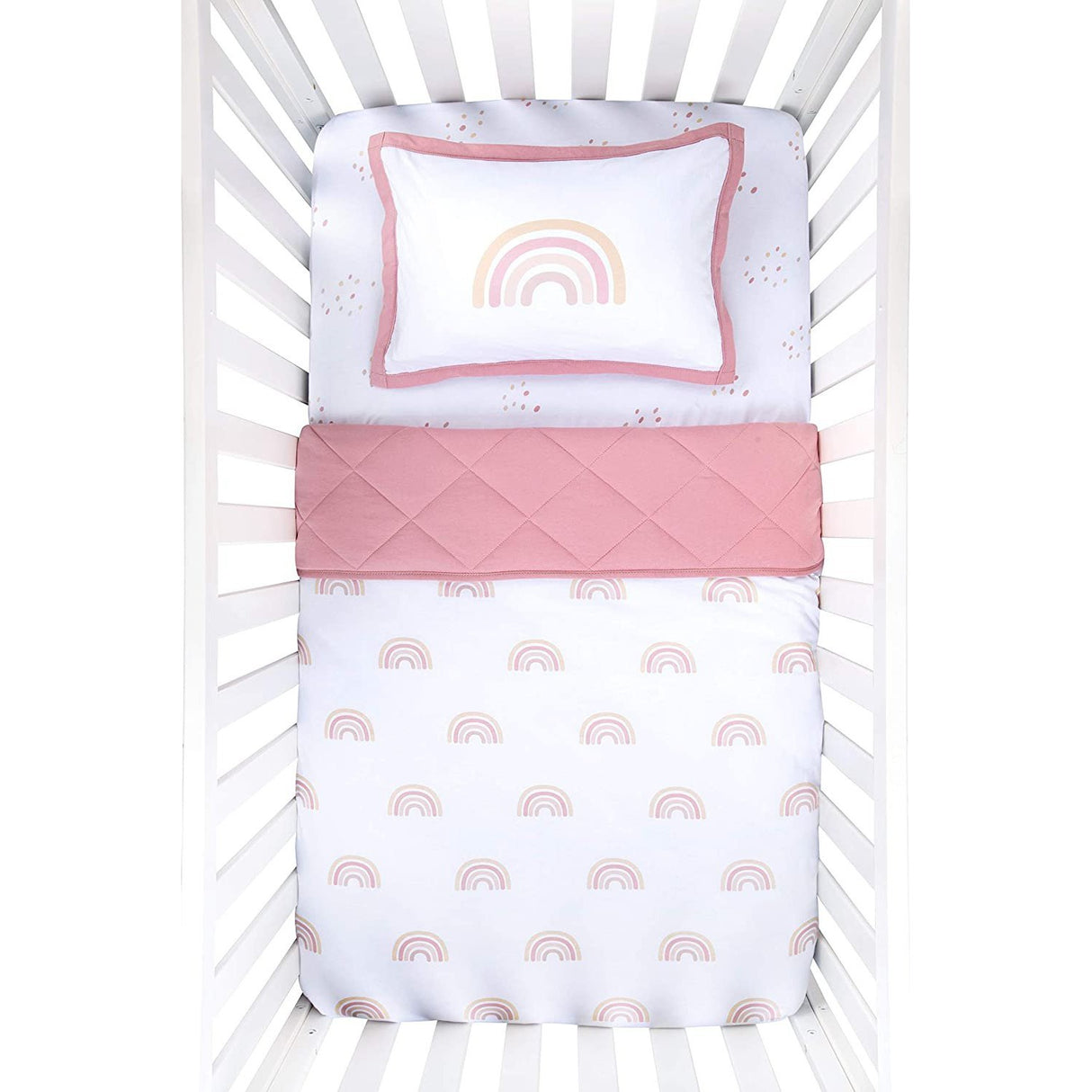 Four Piece Baby Crib Set - HoneyBug 