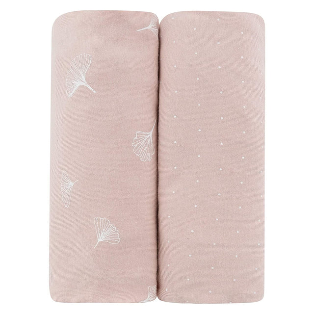 Changing Pad Cover | Cradle Sheet Set - Gingko & Pin Dot - HoneyBug 