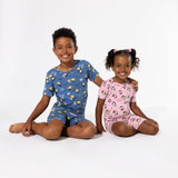 Despicable Me 4: Minions Always Popping Bamboo Kids Pajama Short Set - HoneyBug 