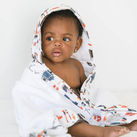 Nautical Baby Hooded Towel - HoneyBug 