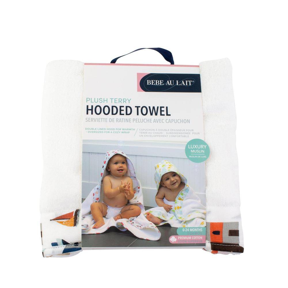 Nautical Baby Hooded Towel - HoneyBug 