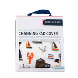 Nautical Oh So Soft Muslin Changing Pad Cover - HoneyBug 