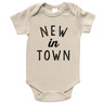 New In Town Organic Baby Bodysuit - HoneyBug 