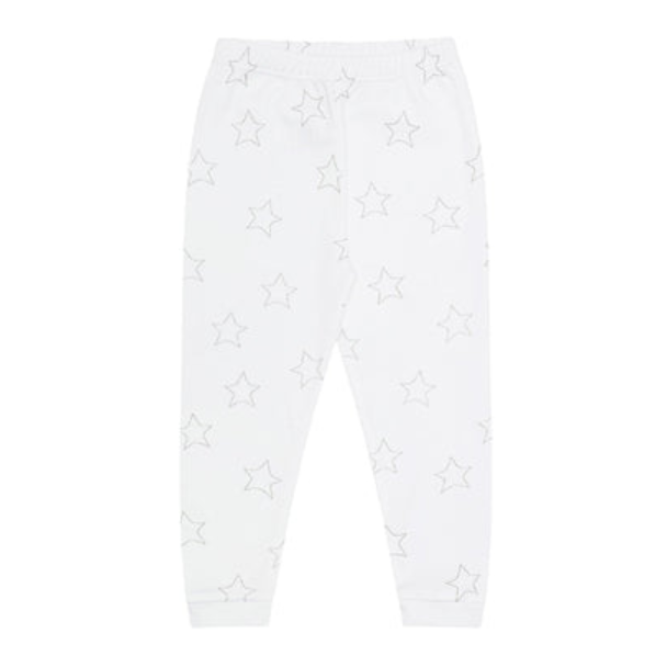 Grey Stars Print Pajama