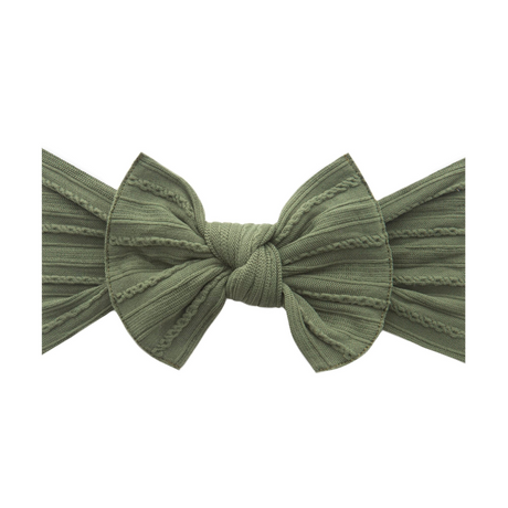 Baby Bloom Bows: Army Green - HoneyBug 