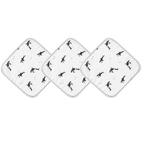 Orca Washcloth Set - HoneyBug 