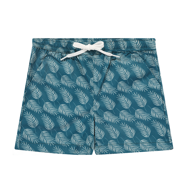 Paradise Palms Boy Swim Trunks - HoneyBug 