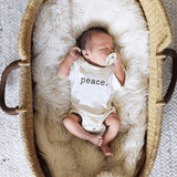 graphic bodysuit | peace - HoneyBug 