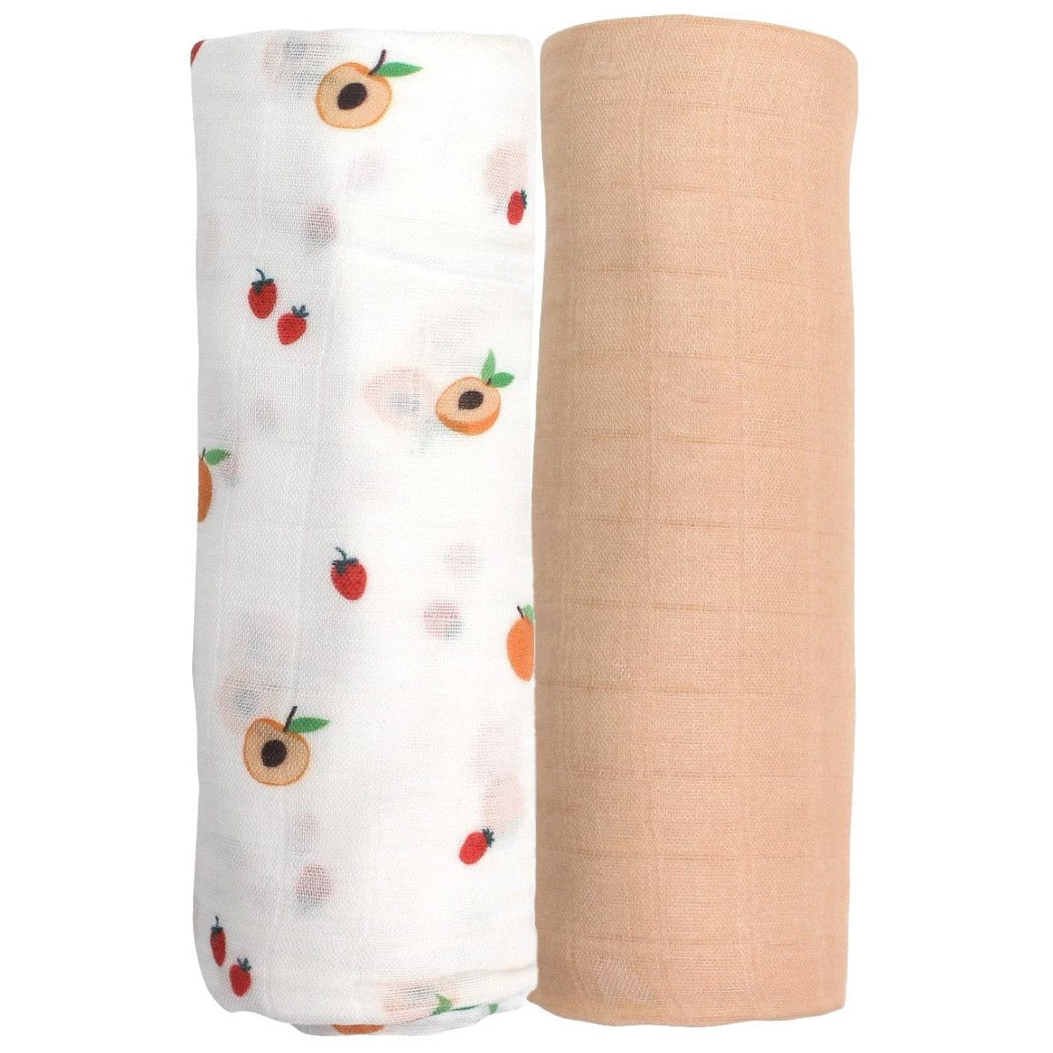 Peach Swaddle Set - HoneyBug 