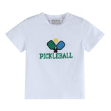 Pickleball T-Shirt and Green Gingham Shorts Set