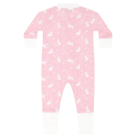 Pink Bunny Cotton Coverall