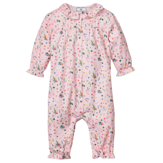 Baby's Twill Madeline Romper in Vintage Sweets - HoneyBug 