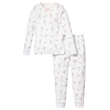 Kid's Pima Snug Fit Pajama Set in Sugar Plum Fairy - HoneyBug 