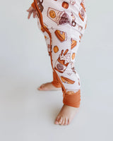 Bamboo Zip Romper | Pumpkin Spice - HoneyBug 