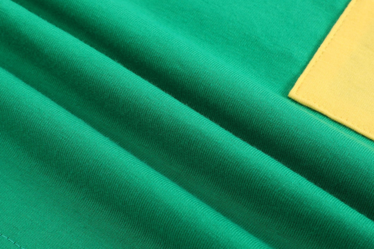 Purple, Green and Gold Mardi Gras Short and Shirt Set