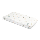 Organic Changing Pad Cover - Rainbow - HoneyBug 