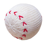 Organic Baby Toys - Newborn Rattles | Baseball