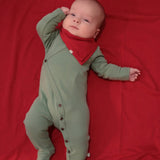 footie | Basil Green - HoneyBug 