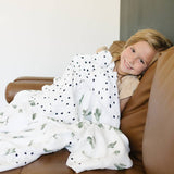 Saguaro + Dottie Oh So Soft Muslin Super Snuggle Blanket - HoneyBug 