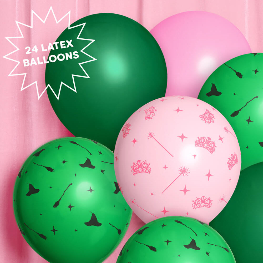 Emerald City Balloon Pack - 24 Latex Balloons