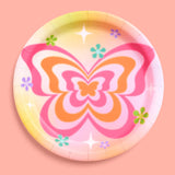 Butterfly Daydream Plates - 24 Paper Plates