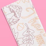 Give Thanks Paper Tablecloth - Coloring Tablecloth