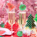 Christmas Spirit Ornaments - 10 Shot Glass Ornaments