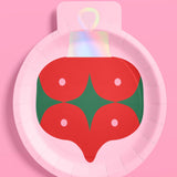 Christmas Ornament Plates - 24 Paper Plates
