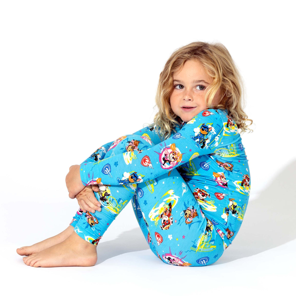 PAW Patrol: The Mighty Movie - Mighty Pups Bamboo Kids Pajamas - HoneyBug 
