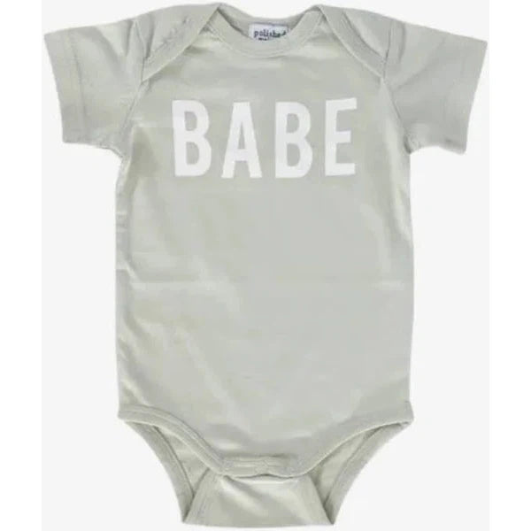 BABE Infant Onesie- Mint Green - HoneyBug 