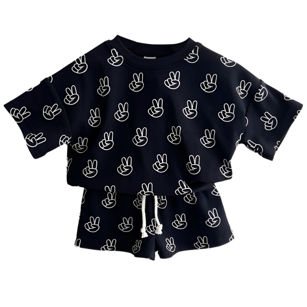 Shorts Set | Good Vibes - HoneyBug 