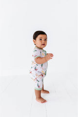 Bamboo Shortie Zip Romper - Billy Western - HoneyBug 
