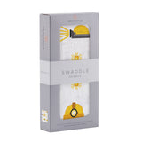 Hard Hat Bamboo Muslin Swaddle - HoneyBug 
