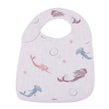 Under The Sea Bamboo Muslin Snap Bibs 3PK - HoneyBug 